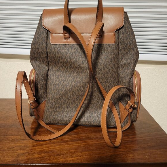NWT Michael Kors Jet Set Lg Chain Brown Backpack main image 12
